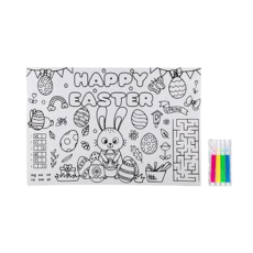 Easter Placemat Colouring - 4 Piece, assorted designs